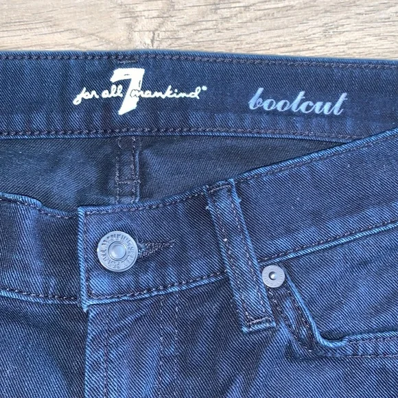 7 For All Mankind Indigo Bootcut Jean 28 - Picture 5 of 12